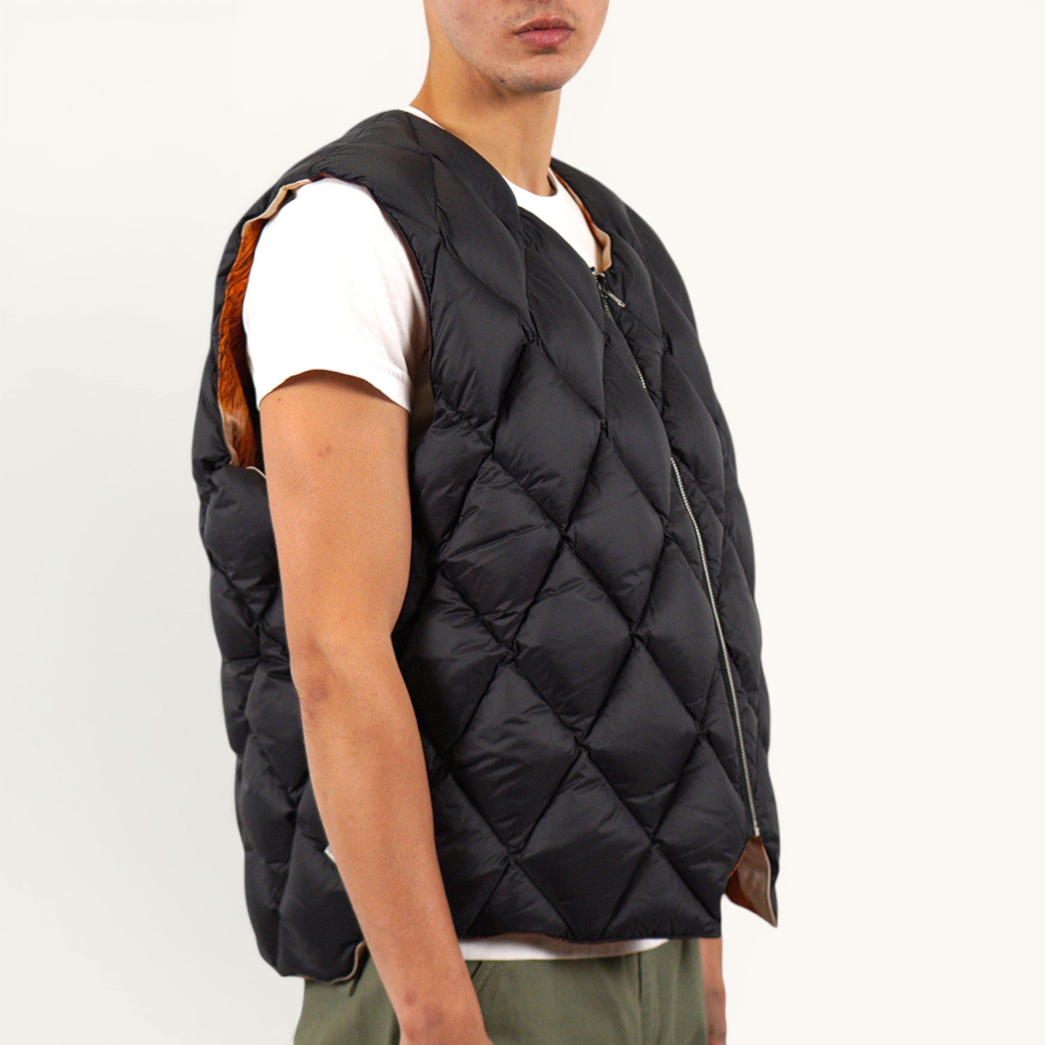 Gilet Blu e Marrone a fantasia Stussy DoubleFace 113288