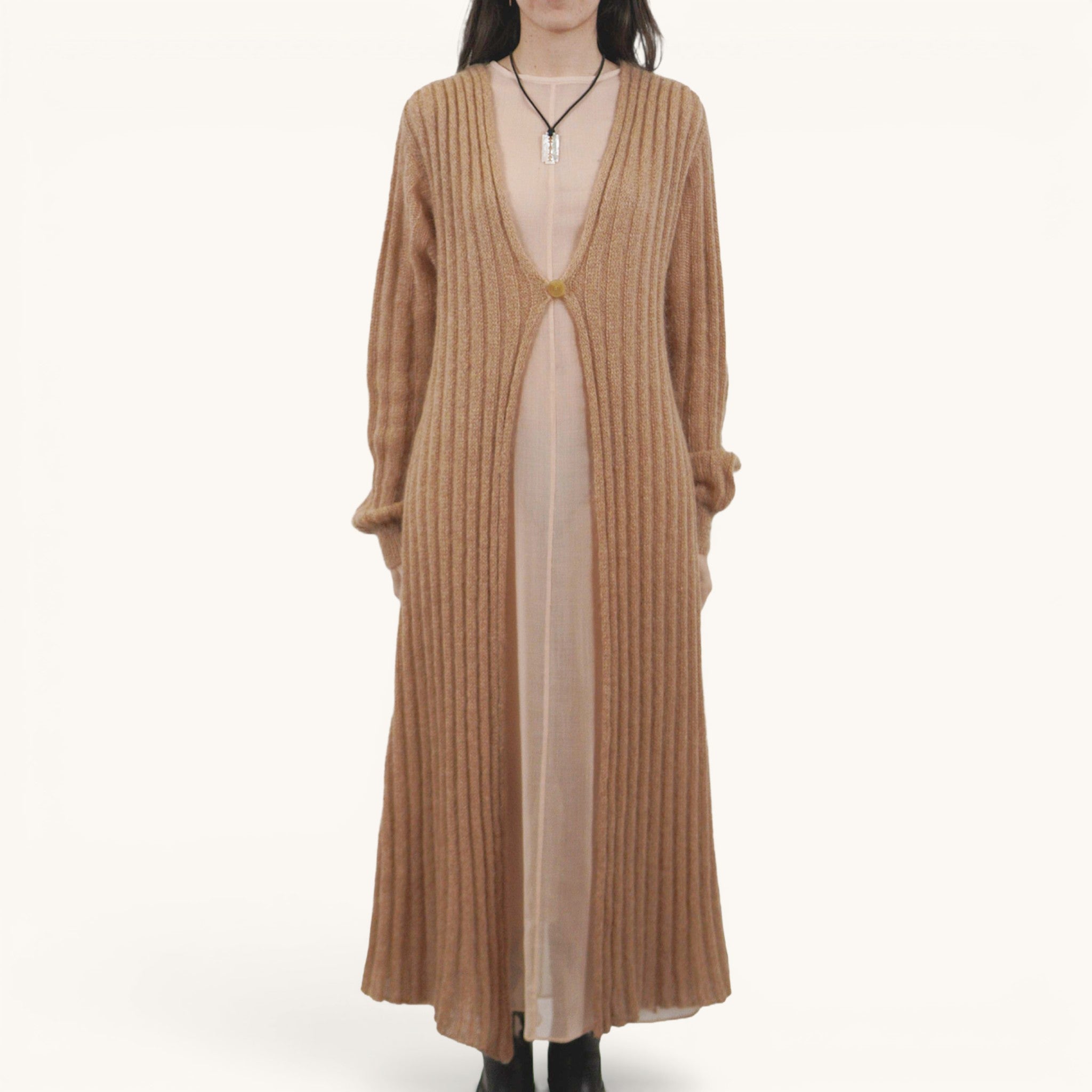 Cardigan Beige Forte Forte 111035