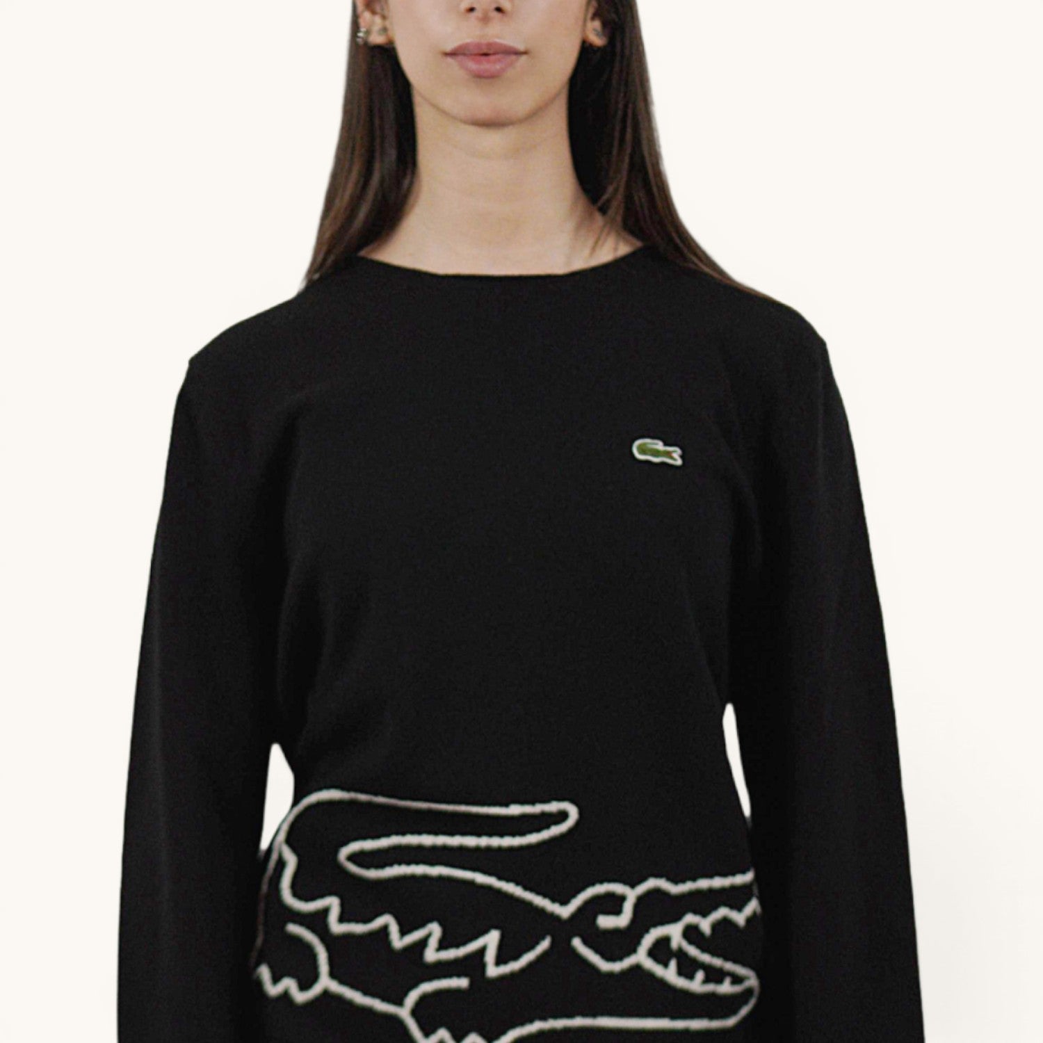 Maglione nero Lacoste FL-N003-051/01