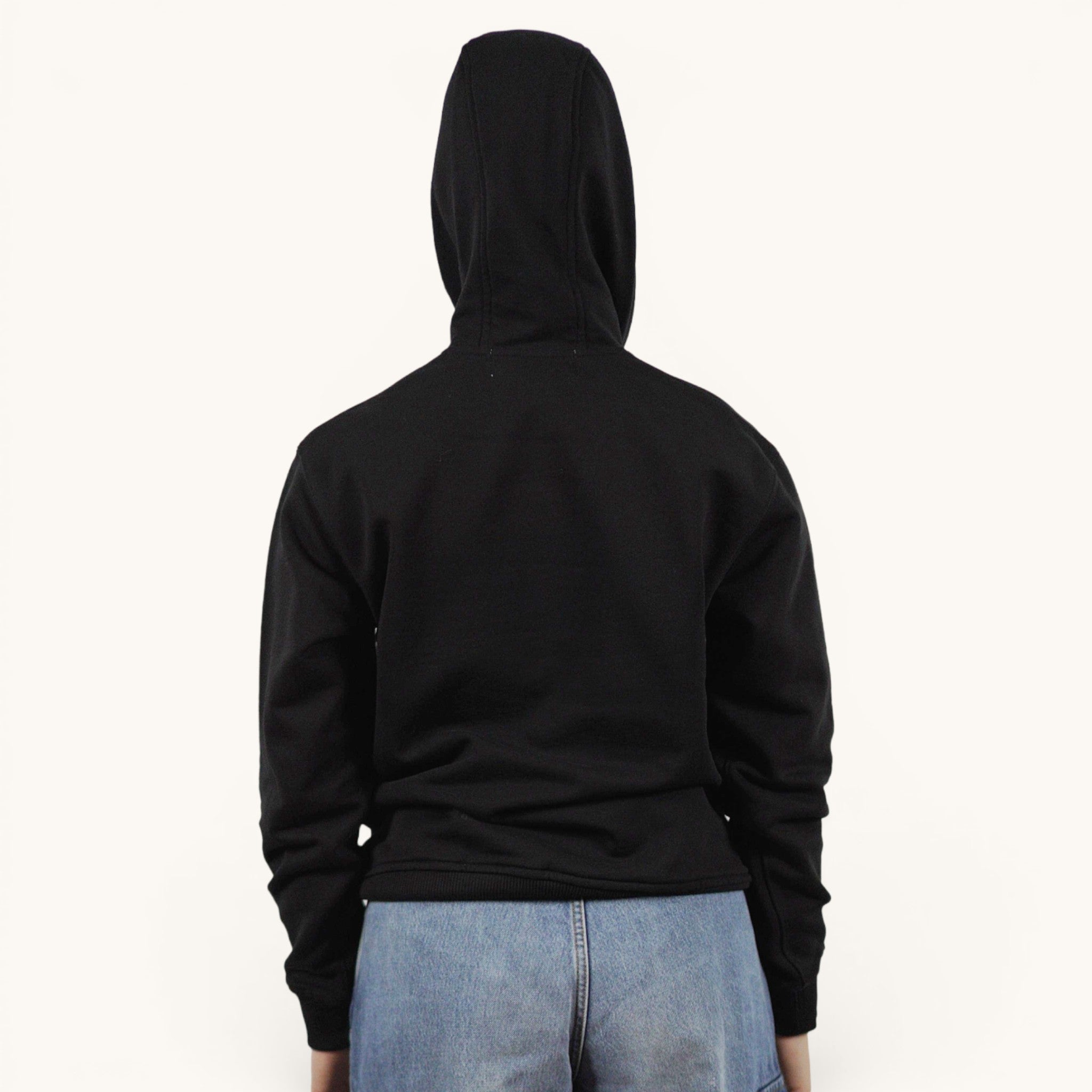 Felpa nera con cappuccio Lacoste FL-T004-0511/0511