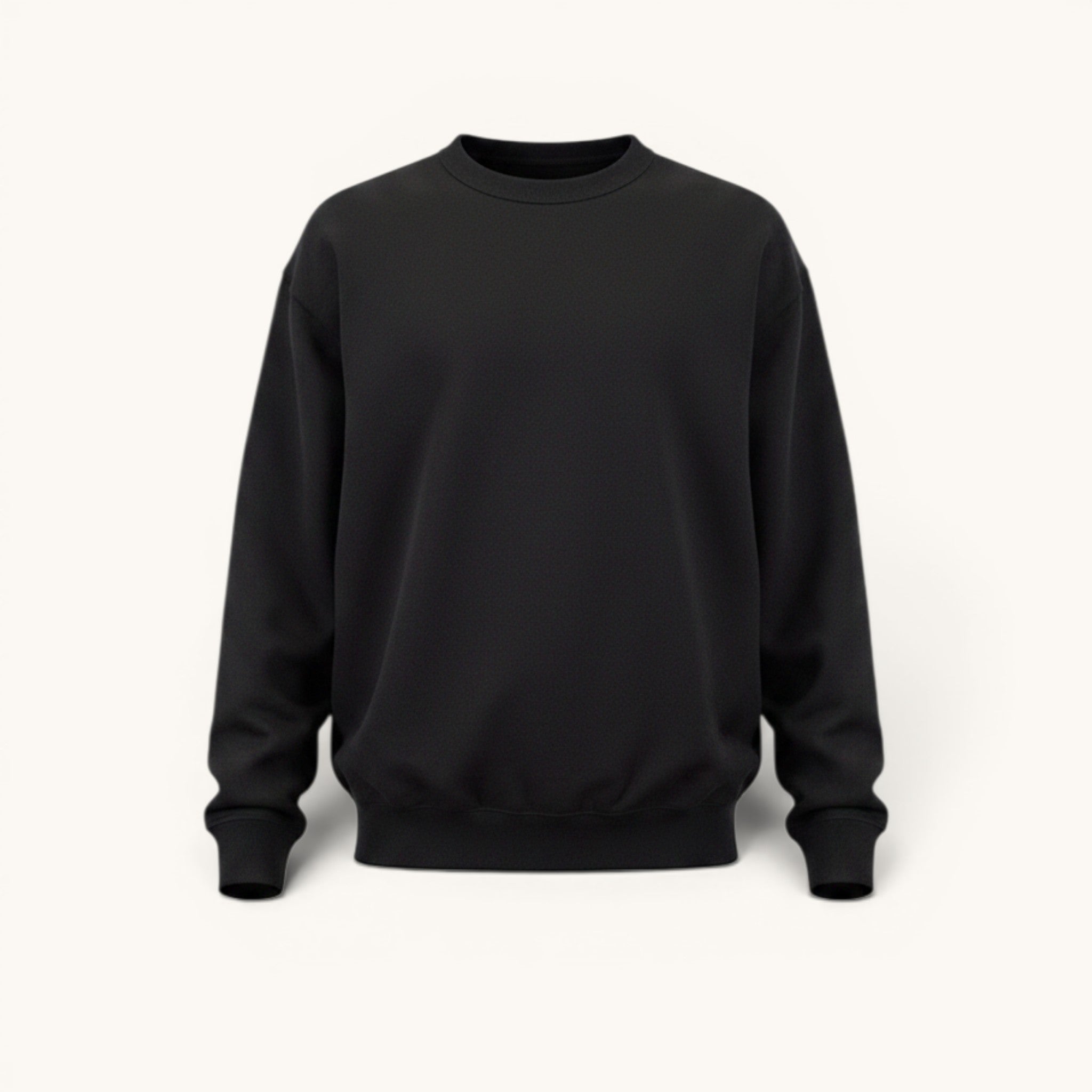 Numero 5 Felpa nera Dries Van Noten 113961 in cotone con vestibilità regular fit e design essenziale.