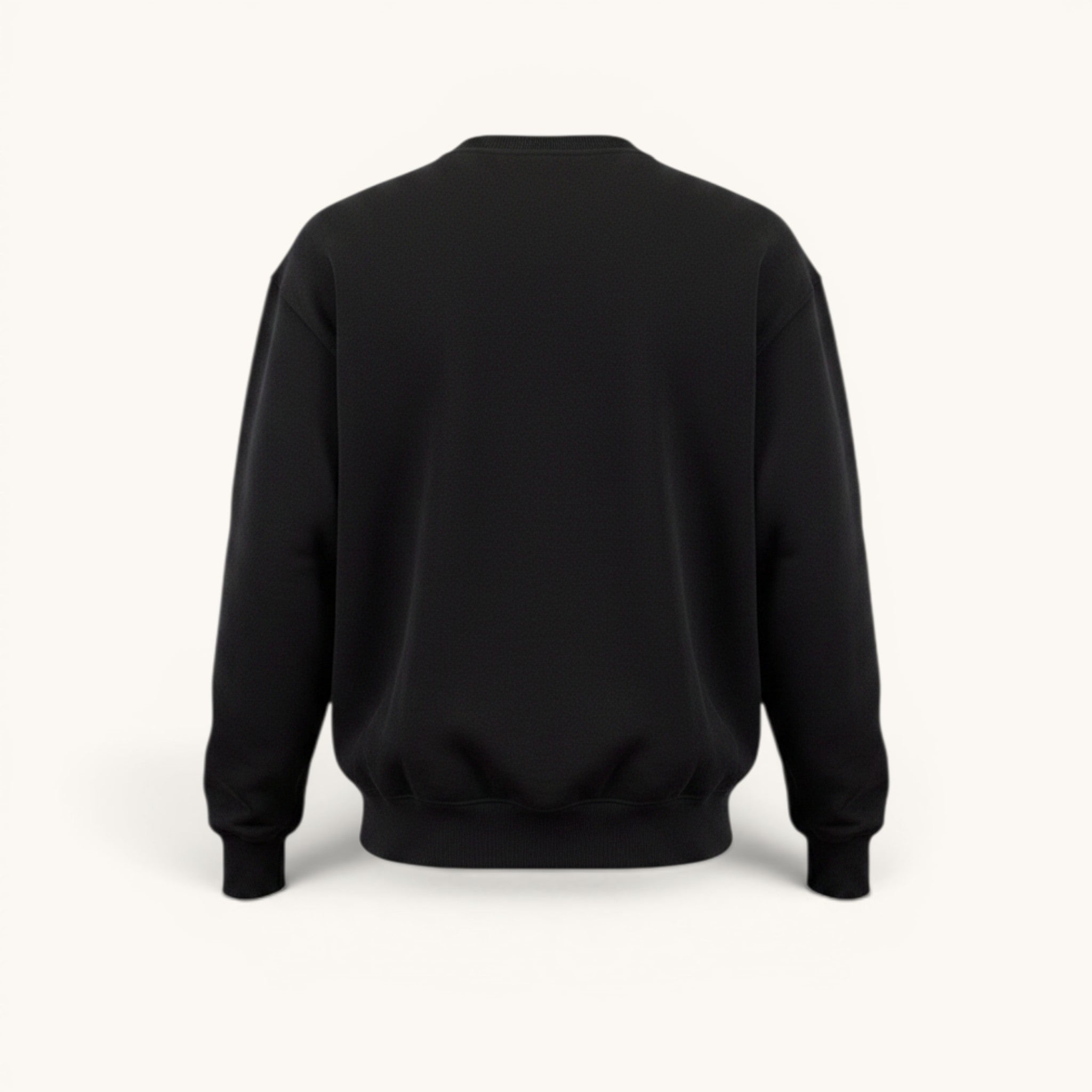Numero 5 Felpa nera Dries Van Noten 113961 in cotone con vestibilità regular fit e design essenziale.