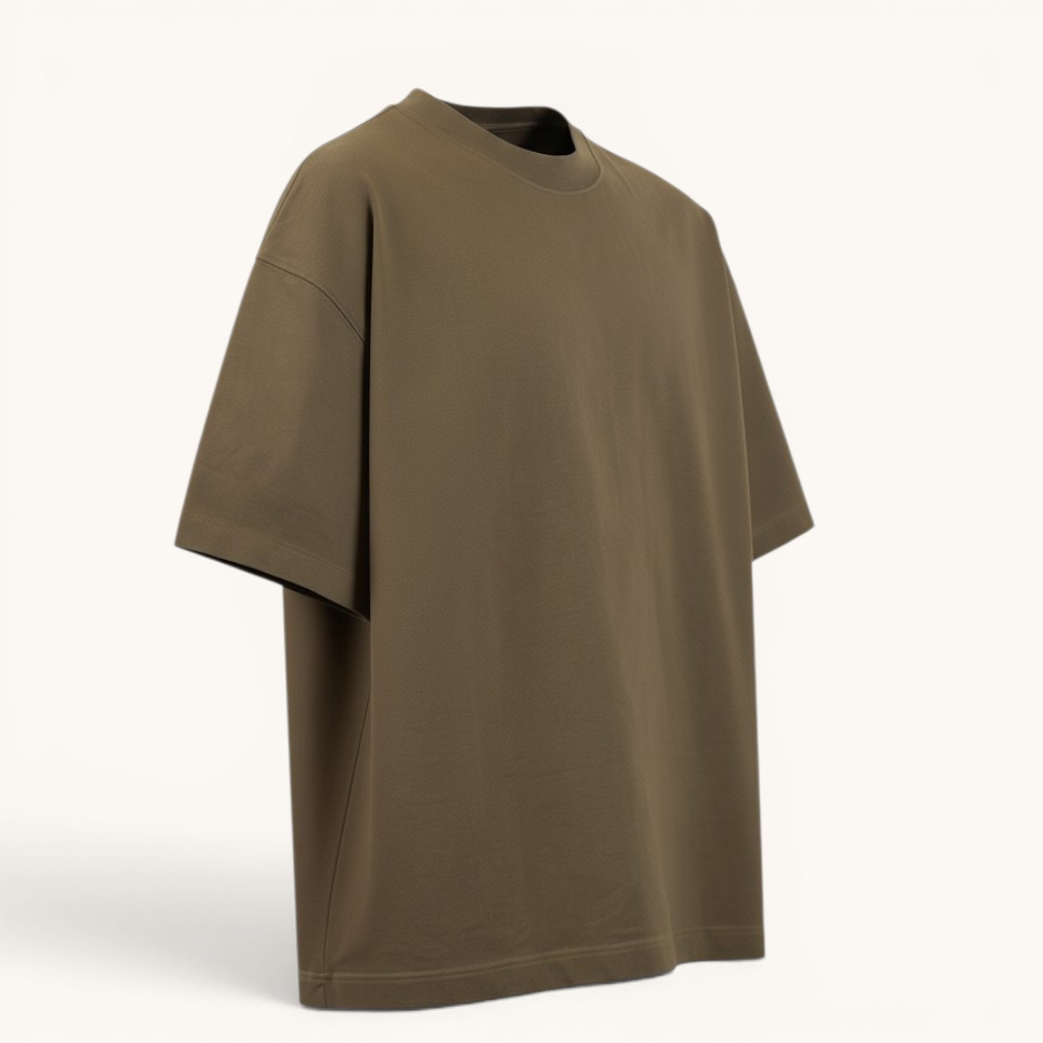 Numero 5 T-shirt verde da uomo in cotone al 100%, vestibilità regolare, ideale per l'estate.