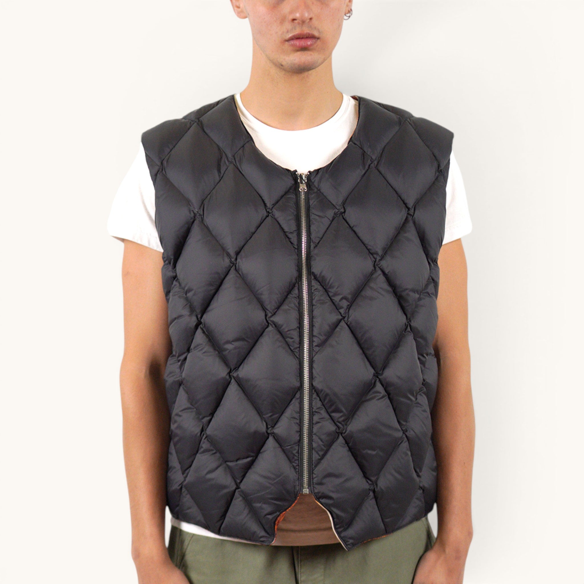 Gilet Blu e Marrone a fantasia Stussy DoubleFace 113288