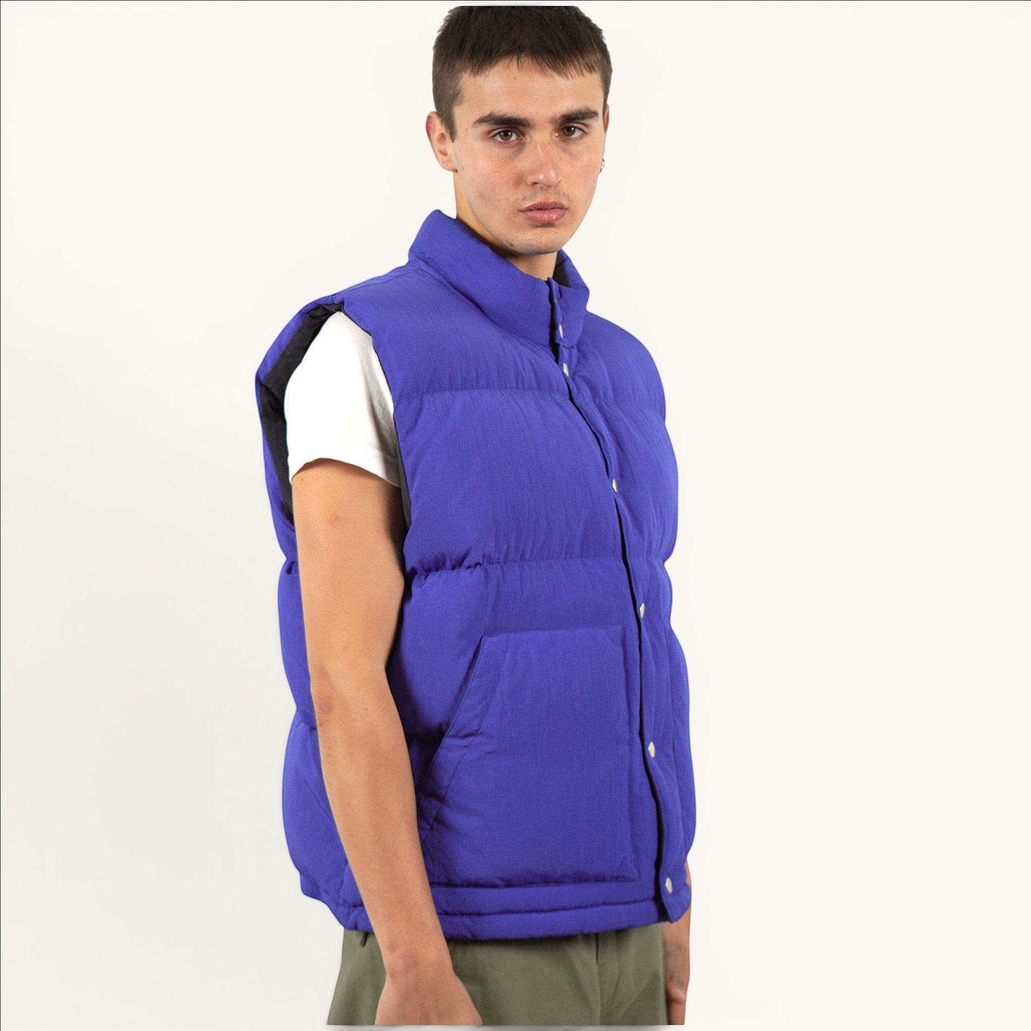 Gilet blu Stussy 111226