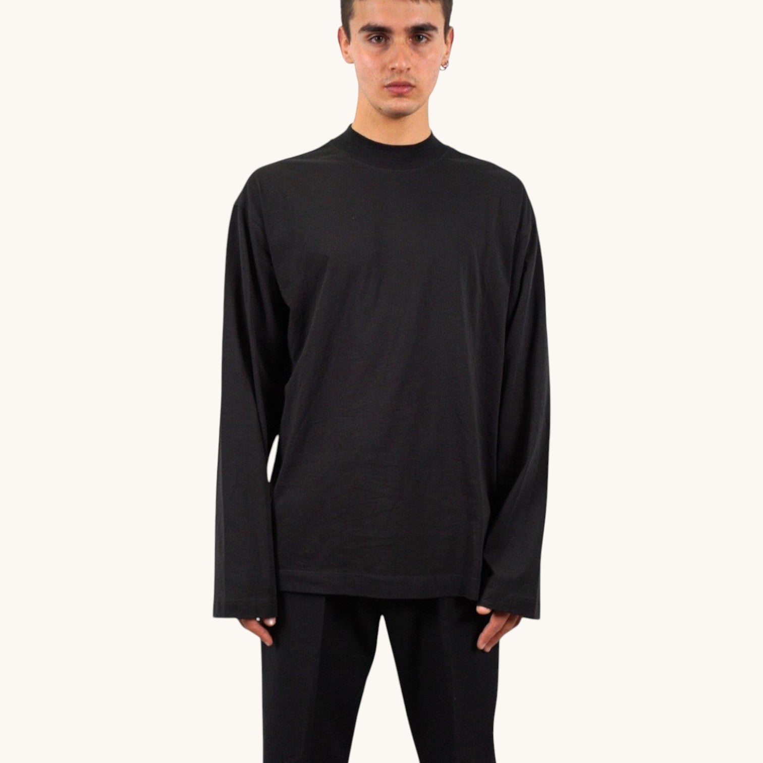 Maglia nera Dries Van Noten 112623