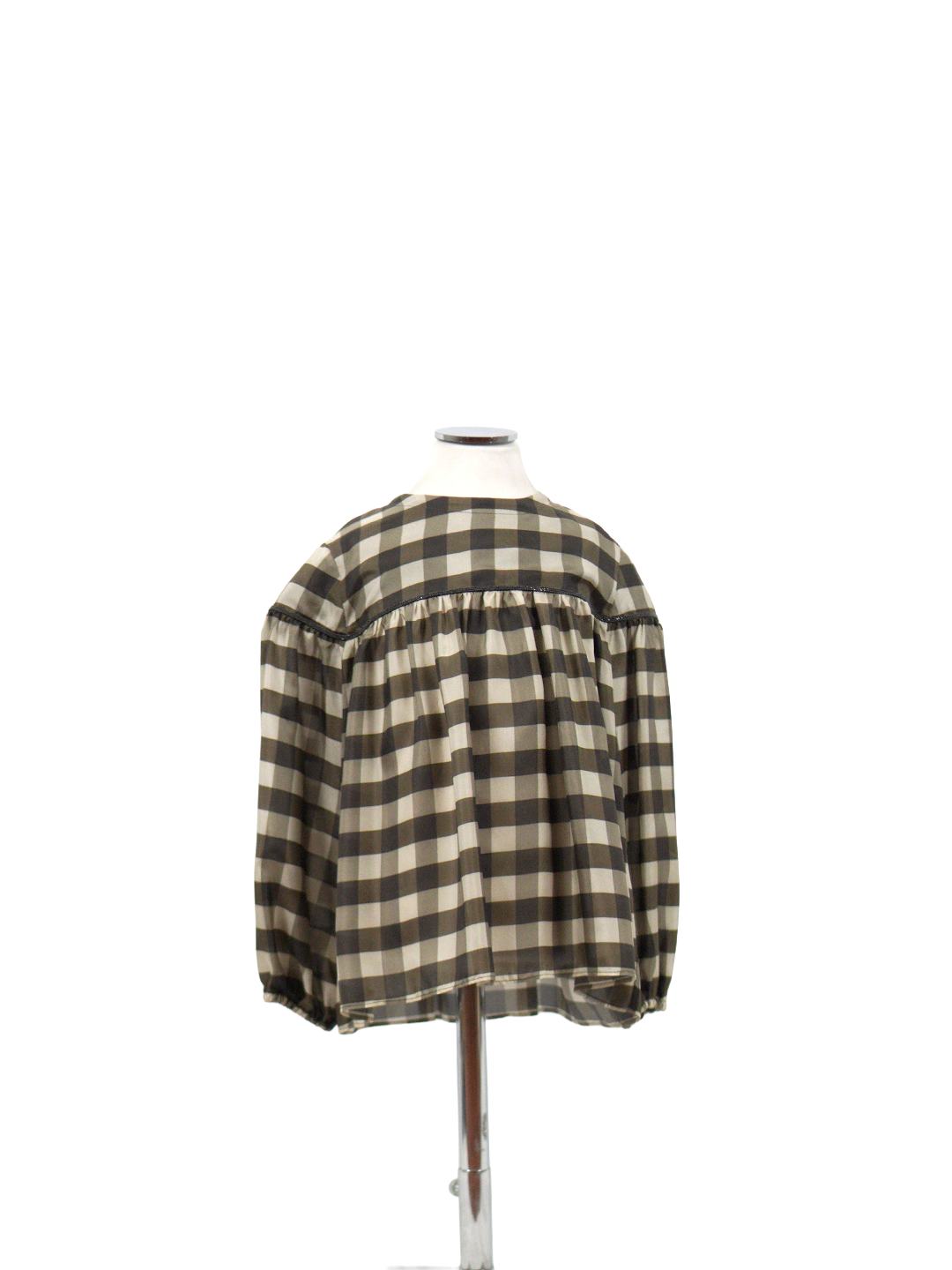 Blusa Fantasia quadri Bambina Brunello Cucinelli XBB989T420A/