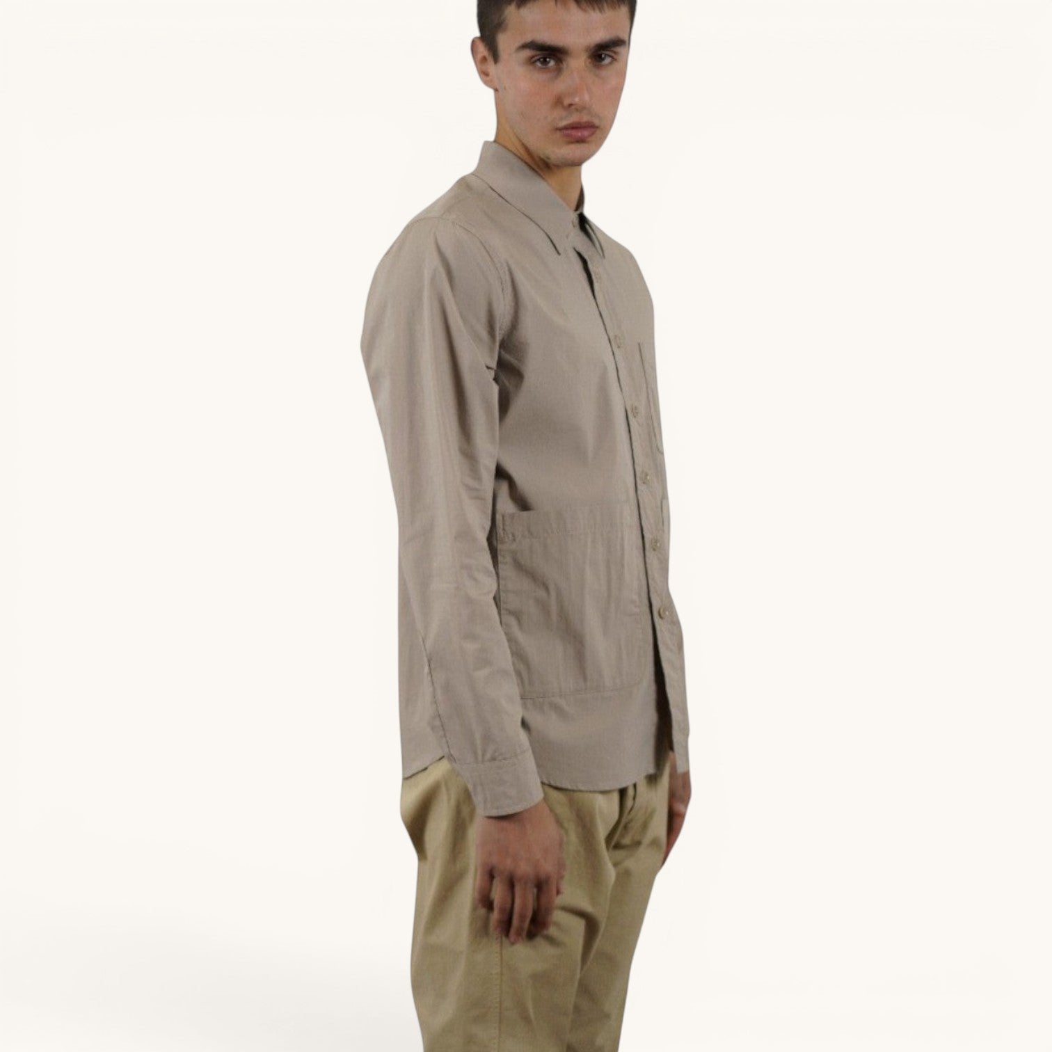 Camicia beige Aspesi S5A_CE84_P076_