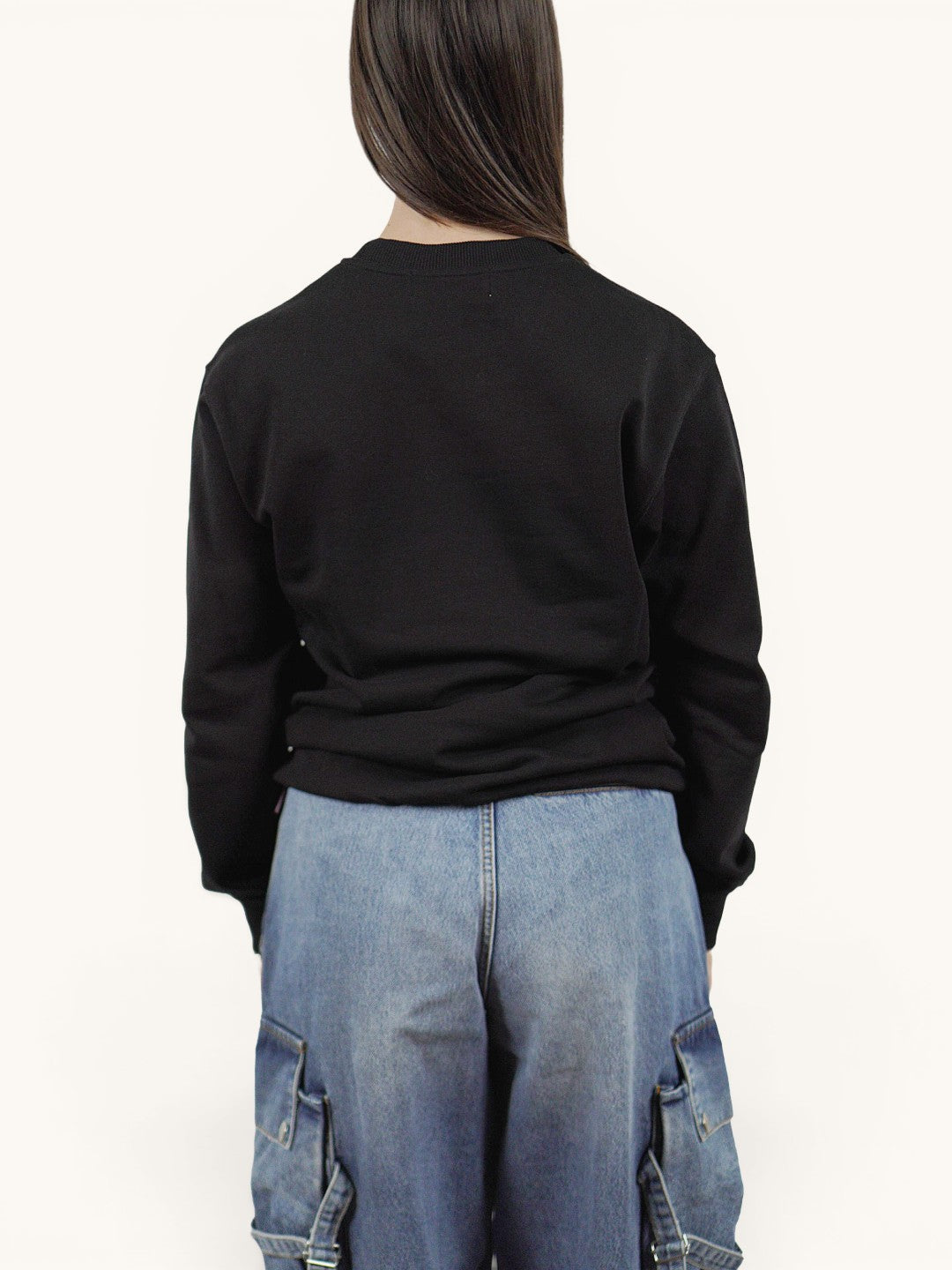 Felpa girocollo nera Lacoste FL-T005-0511/0511