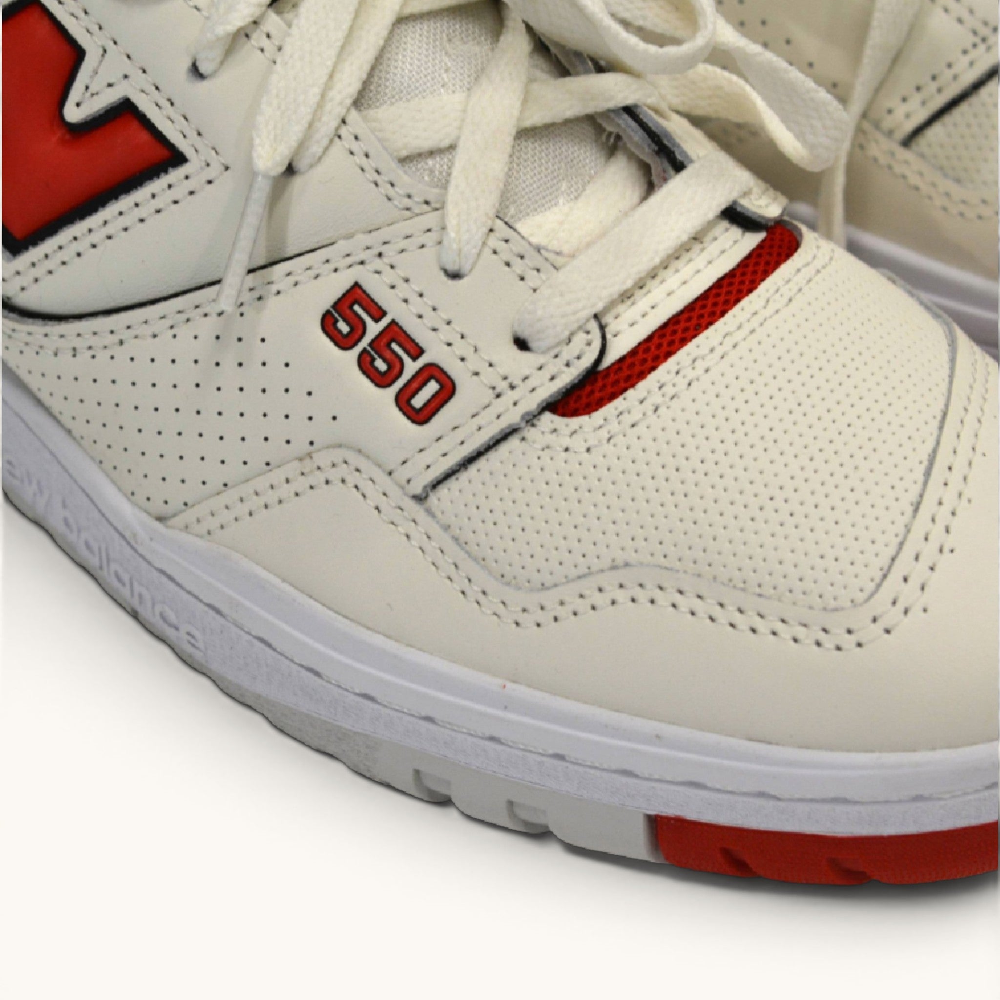 New Balance bianche e rosse 113191