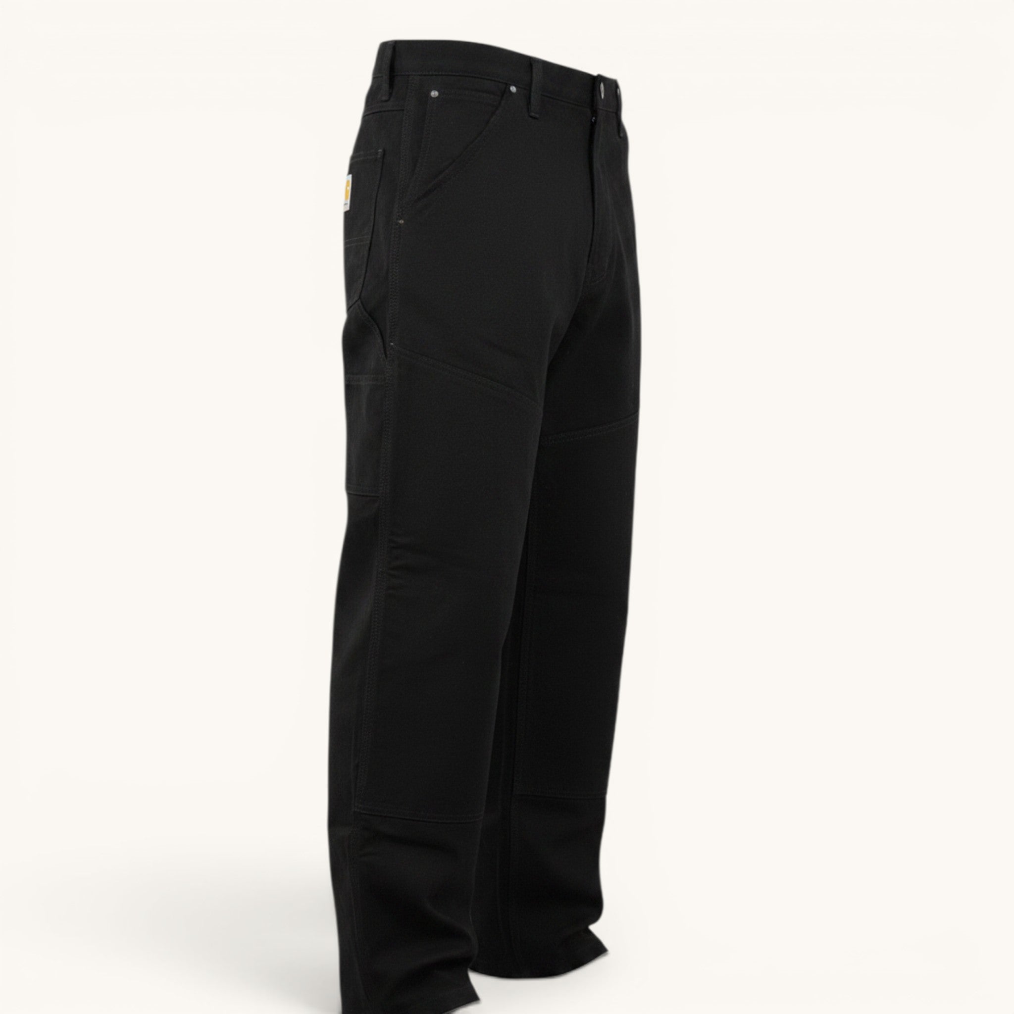 Numero 5 Uomo Carhartt WIP pantaloni neri in cotone 100% con vestibilità regolare e design minimal.