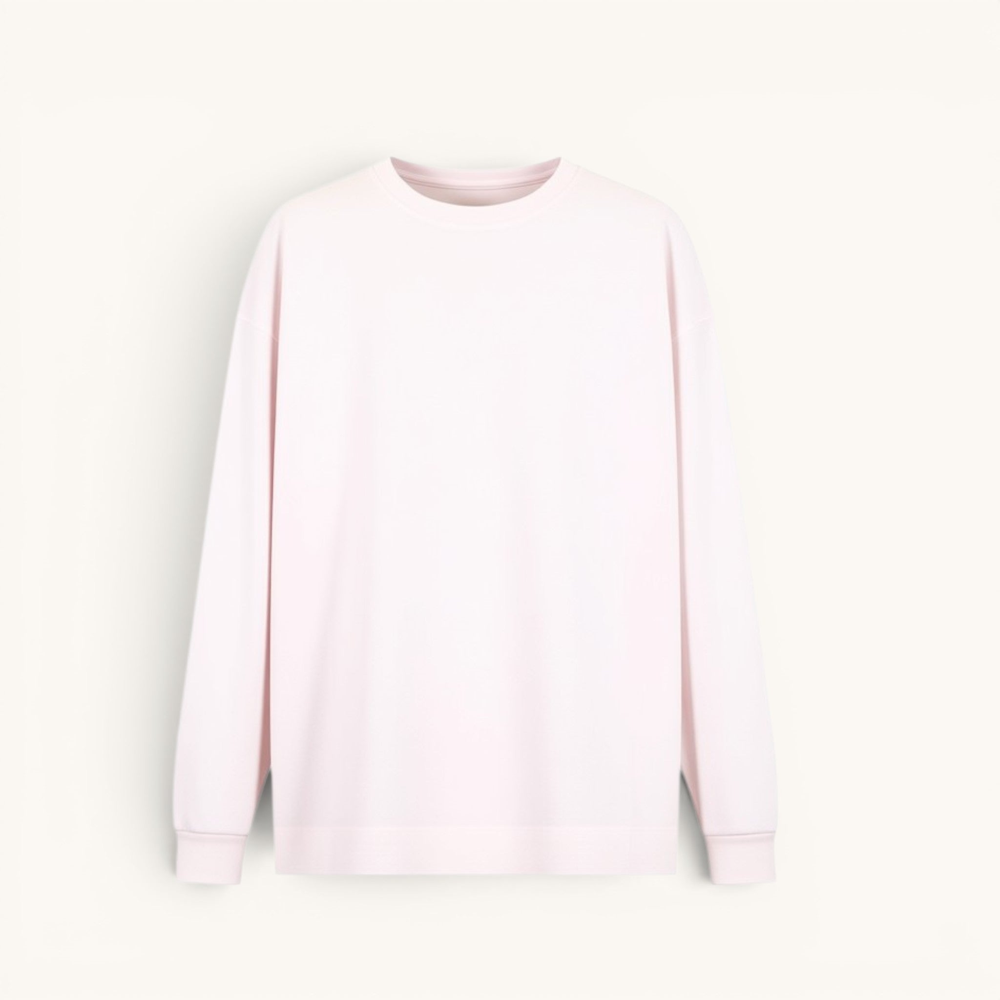 Numero 5 Dries Van Noten pink long sleeve t-shirt, crew neck, essential design, 100% cotton