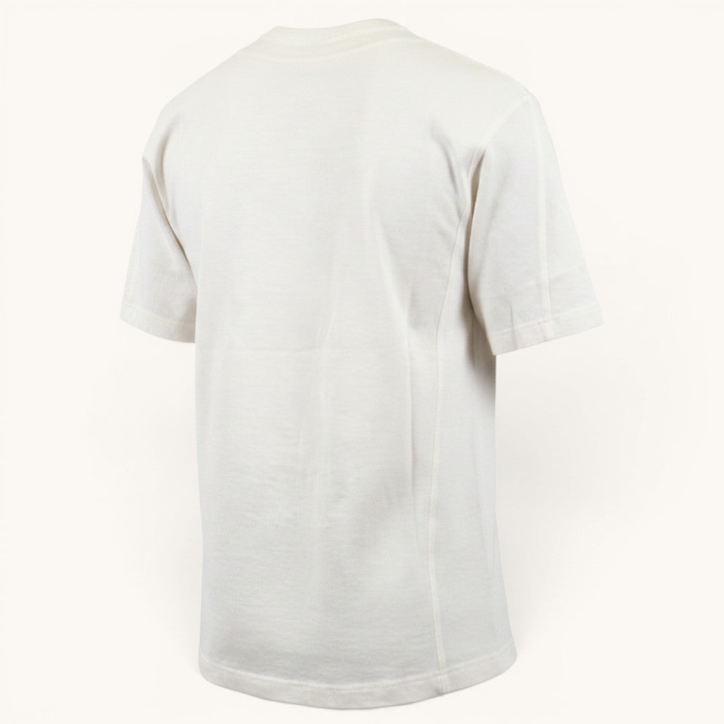 Numero 5 Dries Van Noten white cotton t-shirt with crew neck and regular fit.
