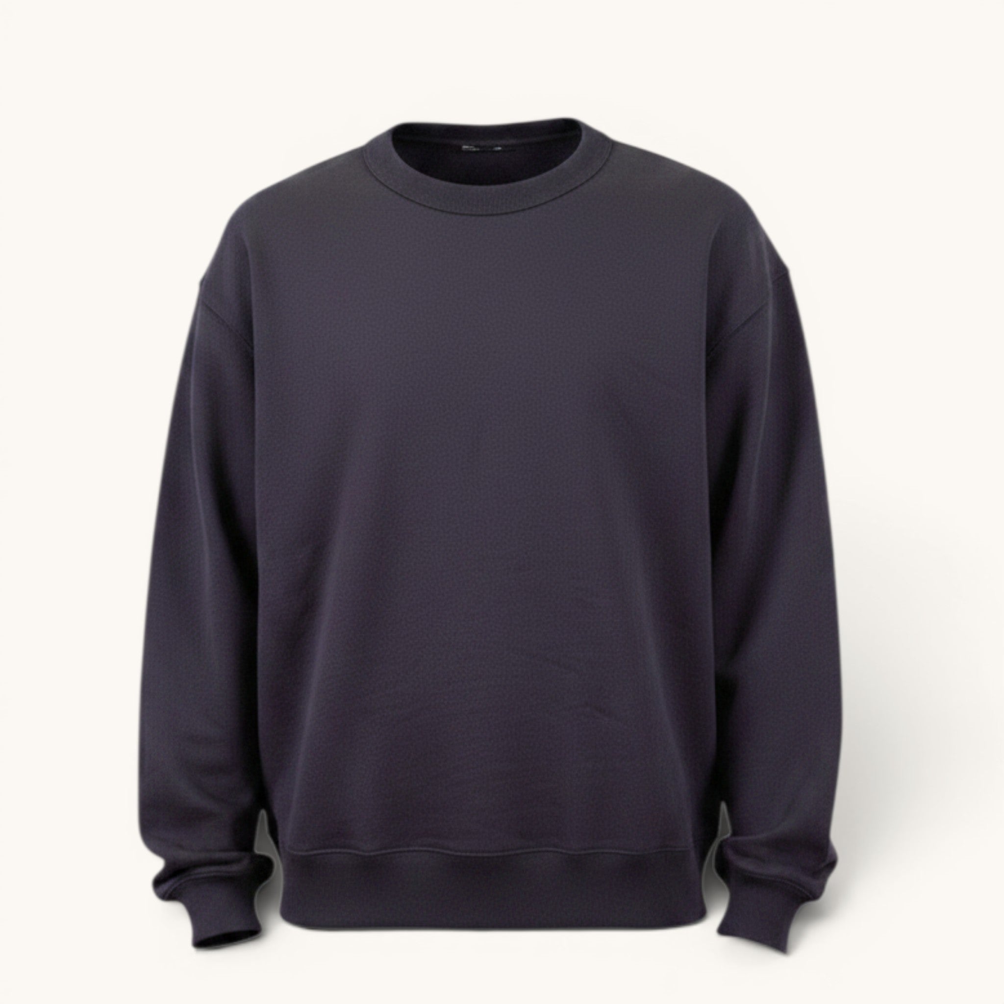 Numero 5 Felpa blu in cotone Dries Van Noten con design essenziale e vestibilità regular fit.