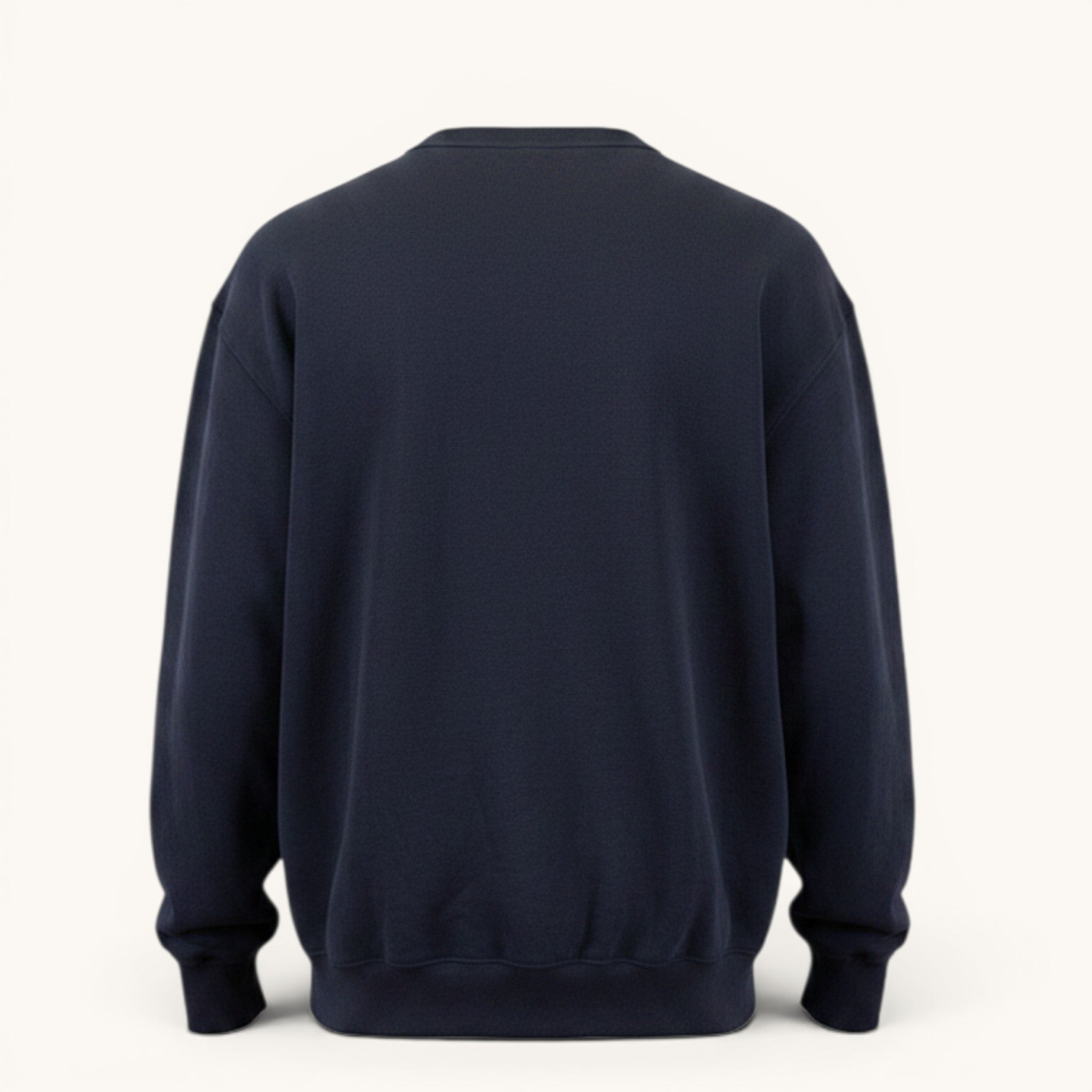 Numero 5 Felpa blu in cotone Dries Van Noten 113960 da uomo, vestibilità regular fit, design essenziale.
