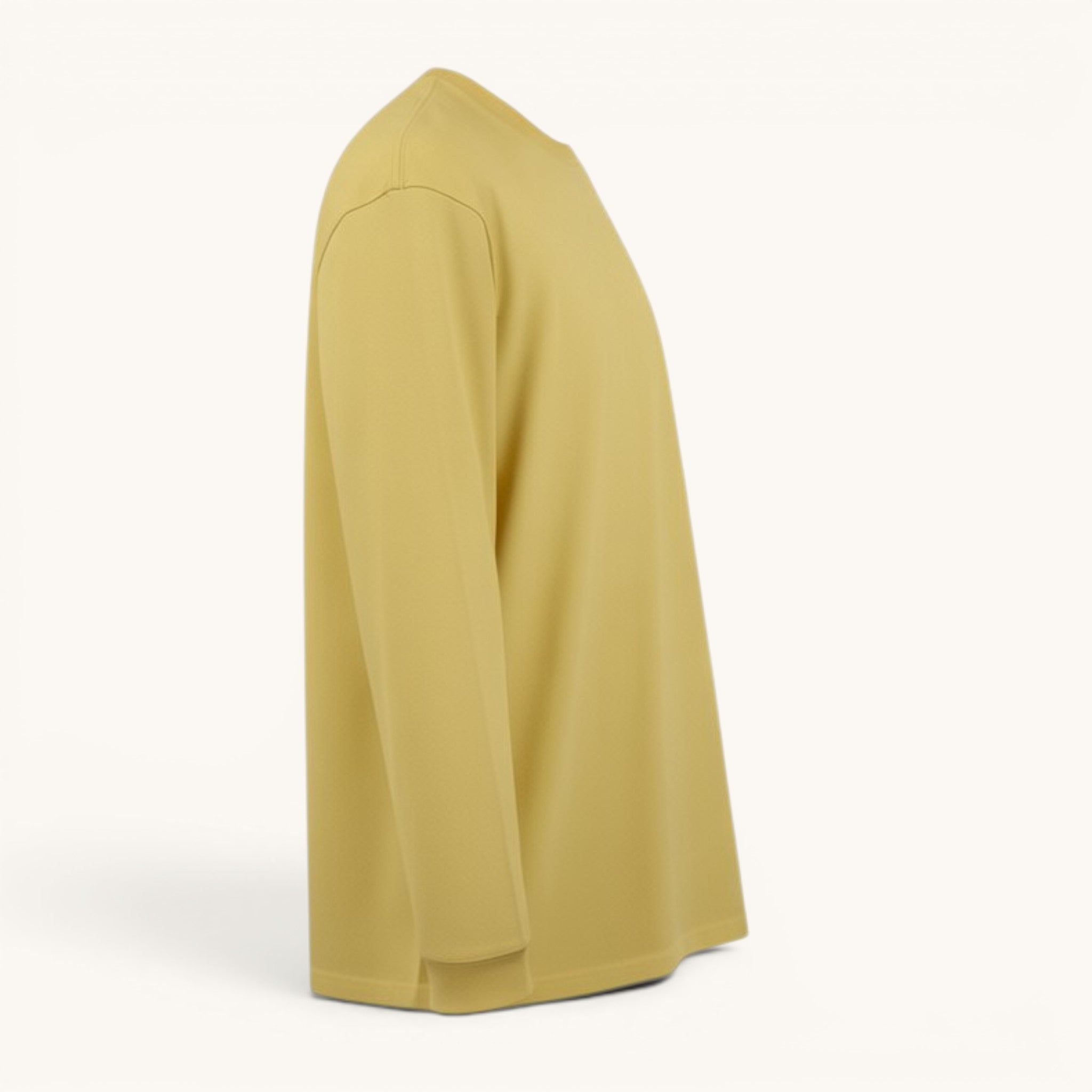Numero 5 Maglia gialla a manica lunga da uomo Carhartt WIP, vestibilità regolare, leggera, ideale per la mezza stagione.