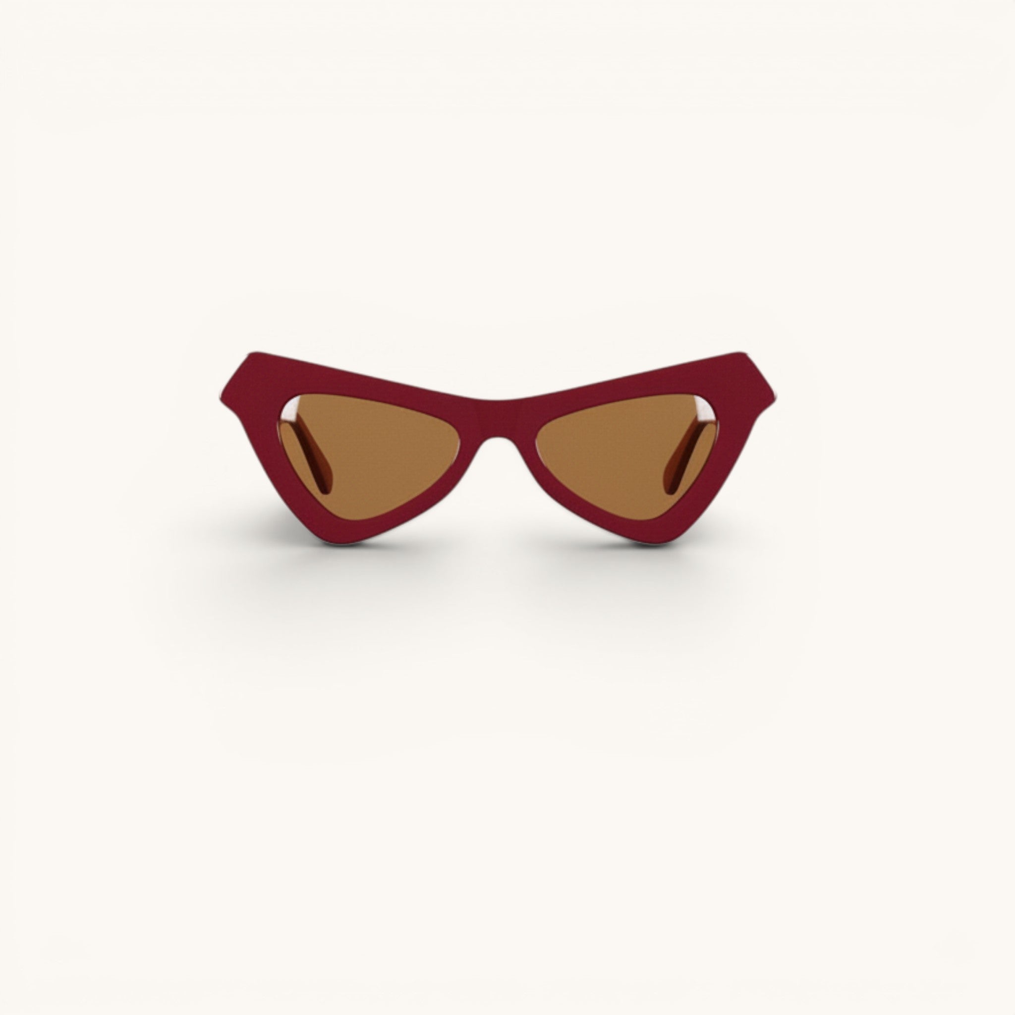 Numero 5 Retrosuperfuture MARNI 110175 bordeaux acetate cat-eye sunglasses with brown lenses.