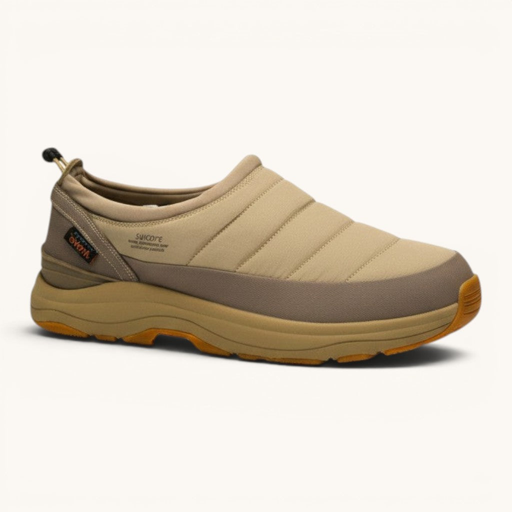 Numero 5 Scarpa beige Suicoke waterproof insulated slip-on shoe with Event technology.