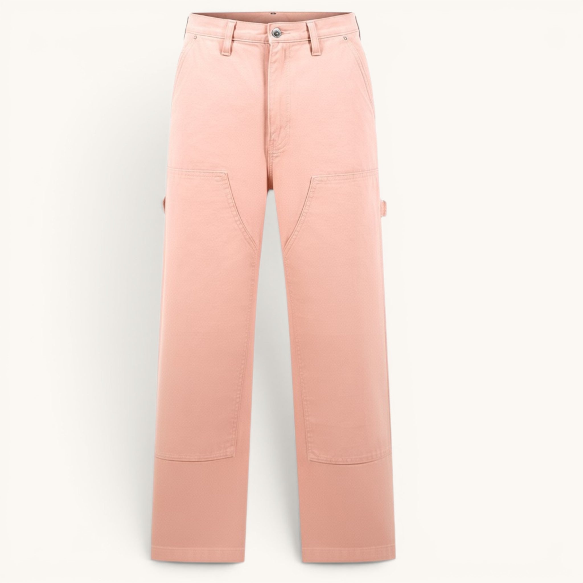 Numero 5 men's regular fit light pink 100% cotton Stussy jeans with distinctive tone and summer style.
