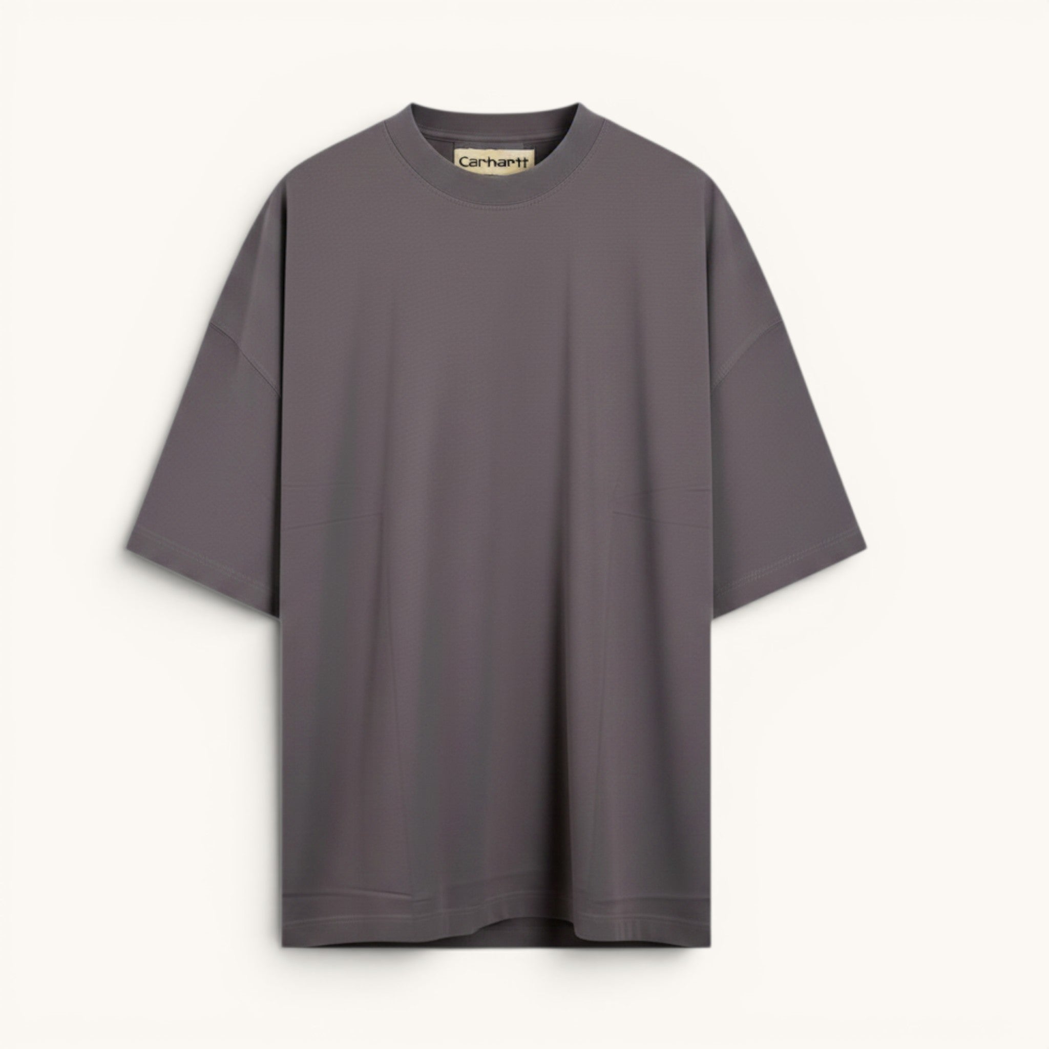 Numero 5 t-shirt grigia in cotone 100% con vestibilità regolare e dettagli puliti, ideale per l'estate.