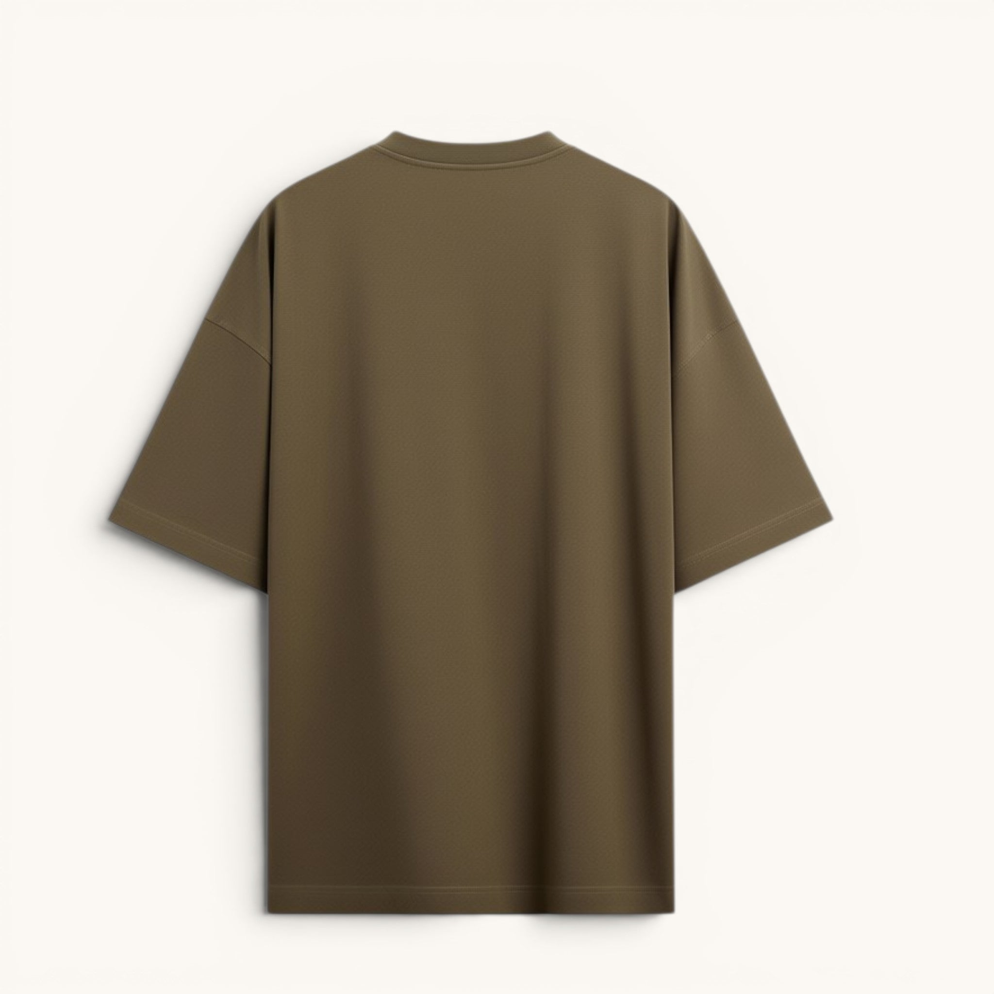 Numero 5 T-shirt verde da uomo in cotone, vestibilità regolare, design basic e versatile, ideale per l'estate.
