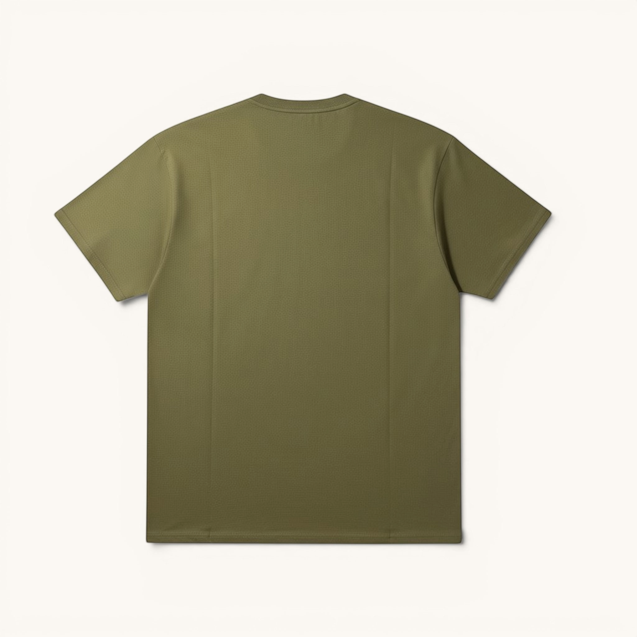 Numero 5 T-shirt verde da uomo in cotone al 100%, vestibilità regolare, ideale per l'estate.
